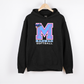 Mahwah M Pink Accent Hooded Sweatshirt