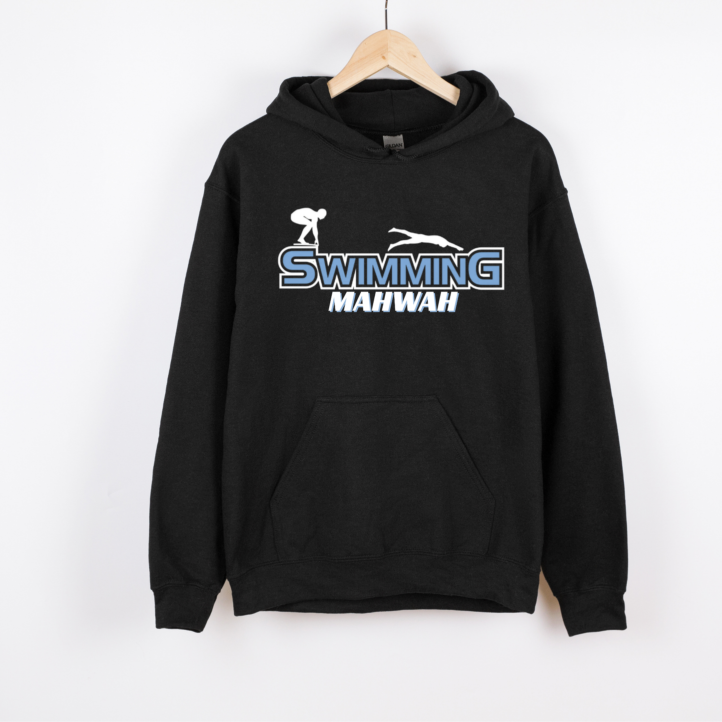 Simplistic Mahwah Swim Hooded Sweatshirt