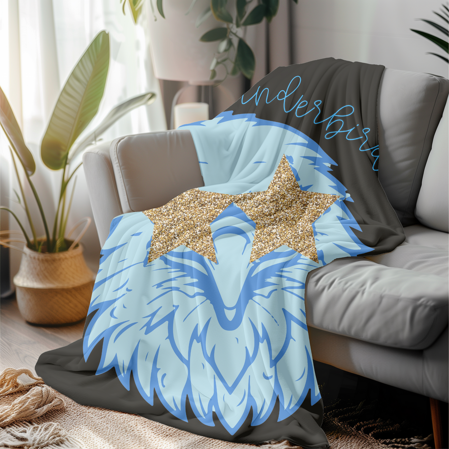 Thunderbird Fleece Blanket with T-Bird