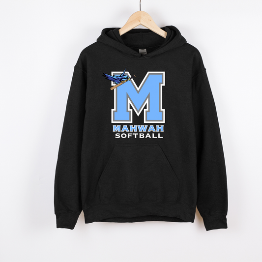 Mahwah M Softball Hooded Sweatshirt
