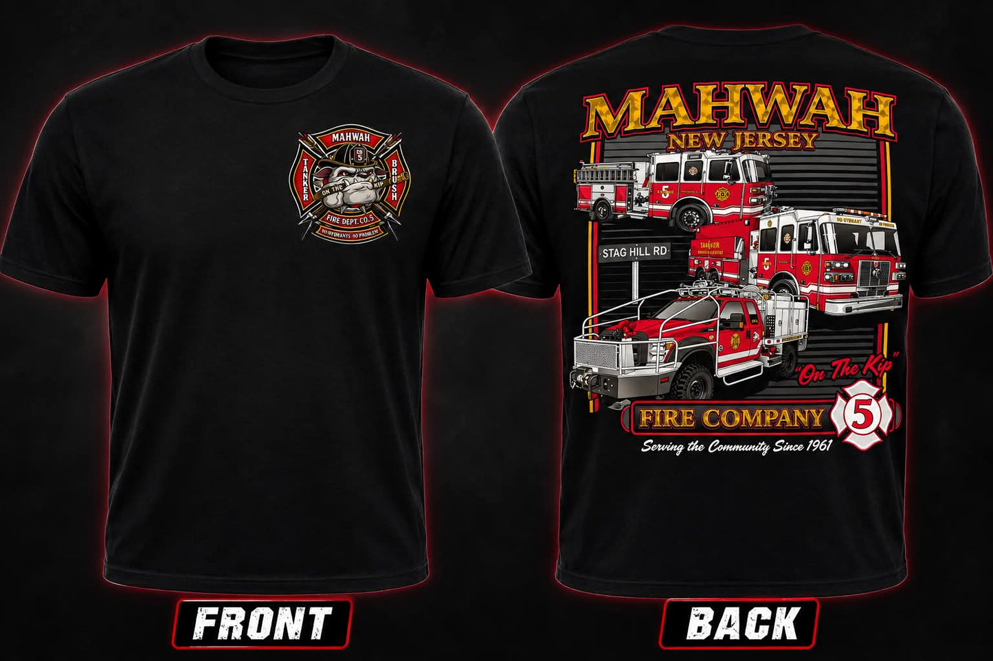 Mahwah Fire Company 5 Tee