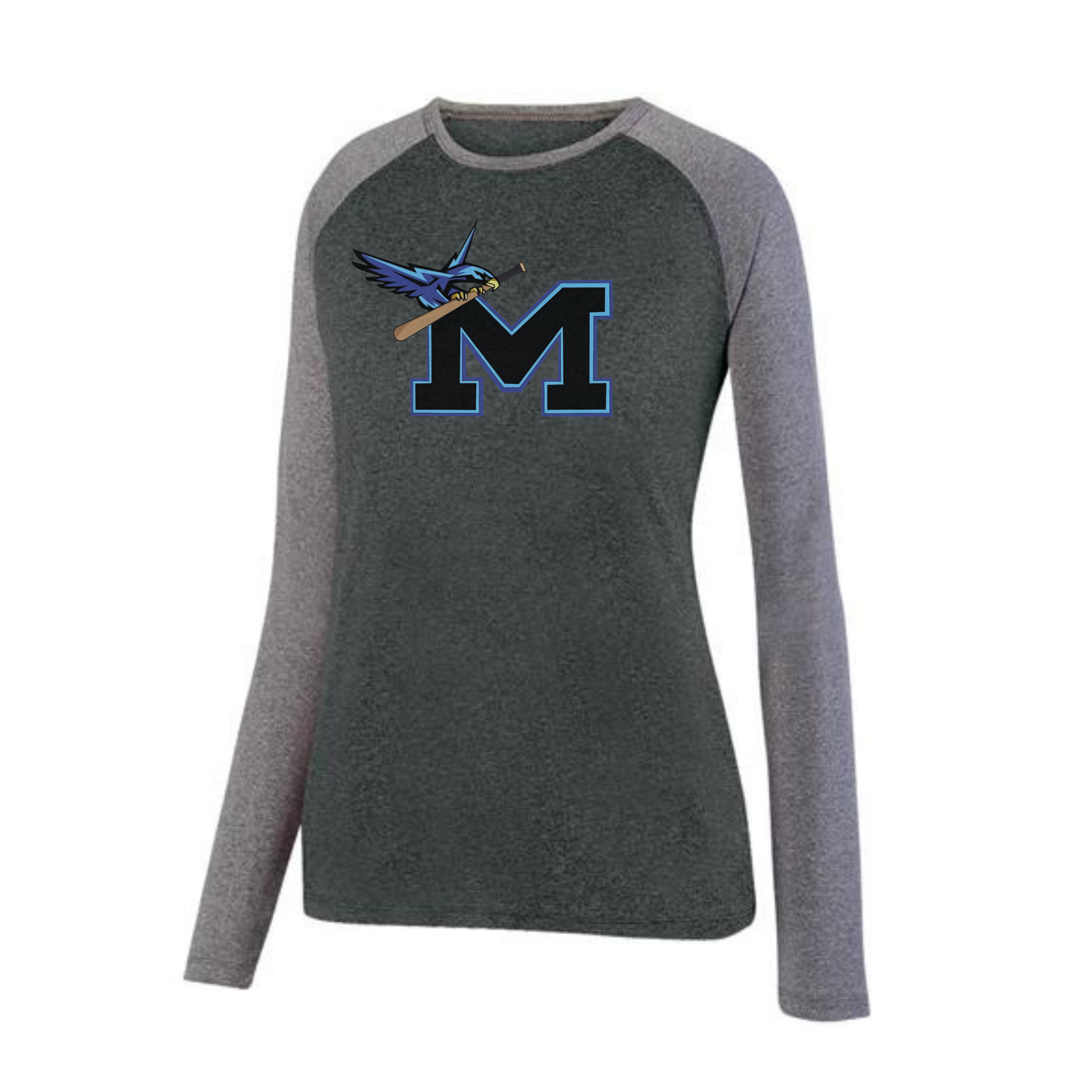 Softball Two-Toned Long Sleeved Tee - Women's