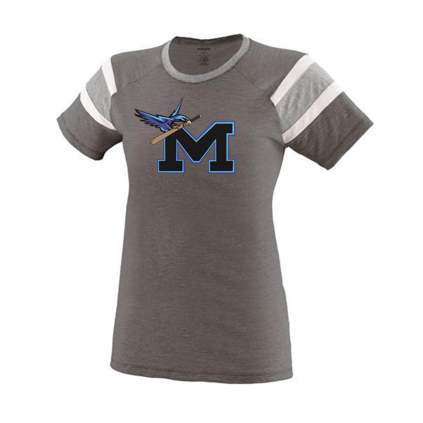 Softball Two-Toned Short Sleeved Tee - Women's