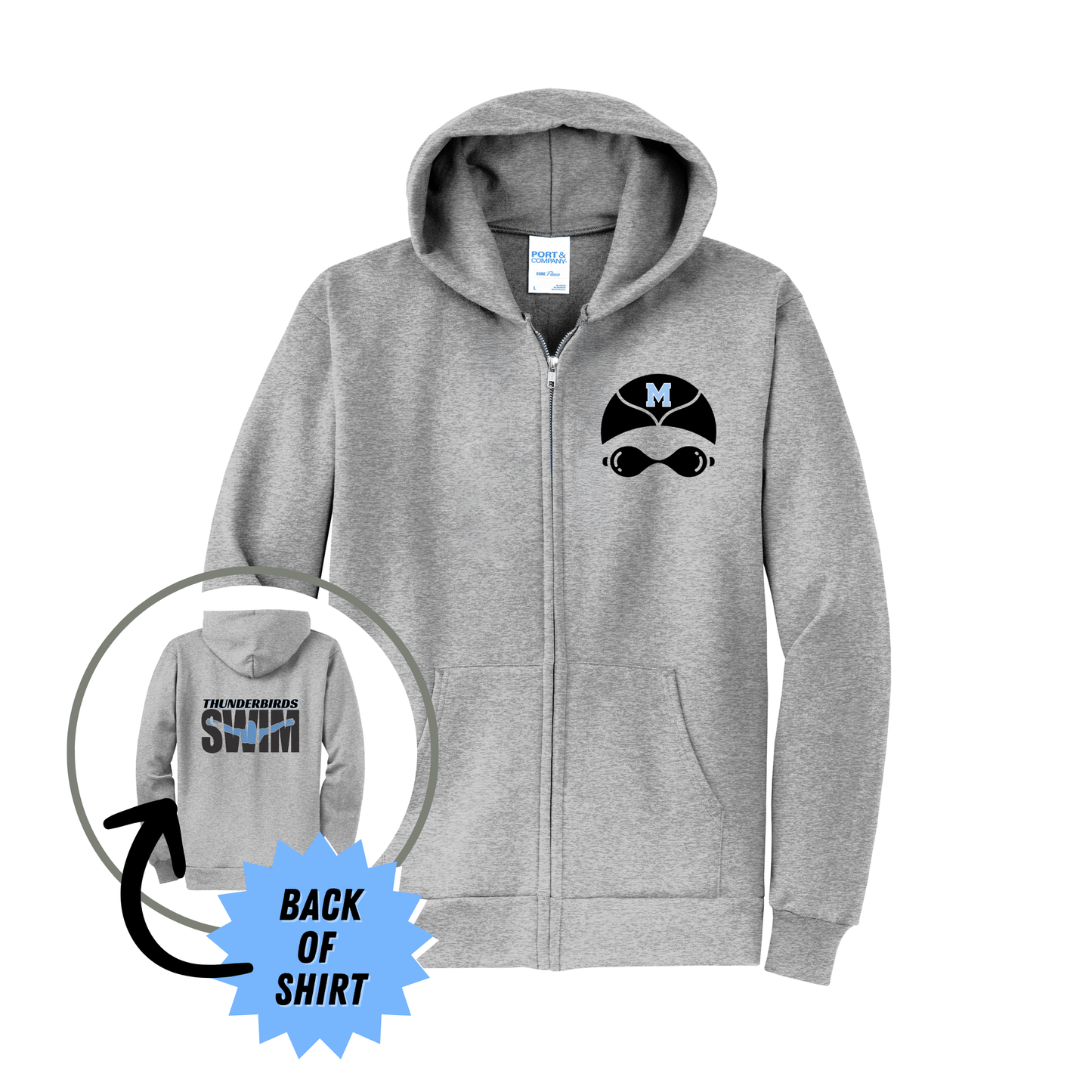 Swim Full Zip-Up Sweatshirt