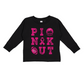 October Breast Cancer Awareness Pinkout Toddler Long Sleeve