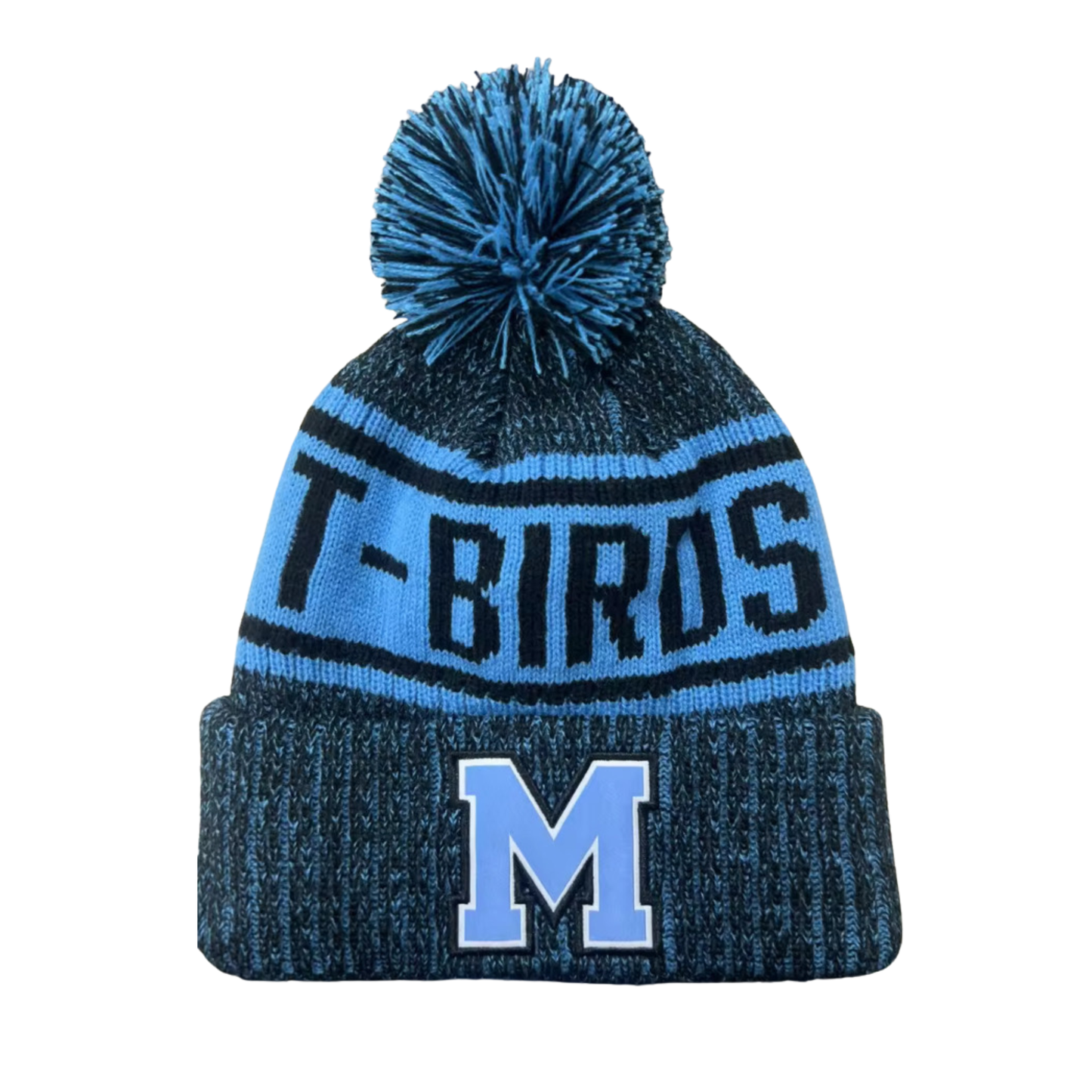 Mahwah T-birds Winter Hat with Pom Pom