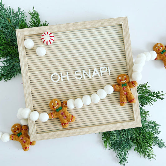 Gingerbread Man Garland