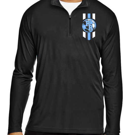 Soccer Flag Performance Quarter-Zip Long Sleeved Shirt