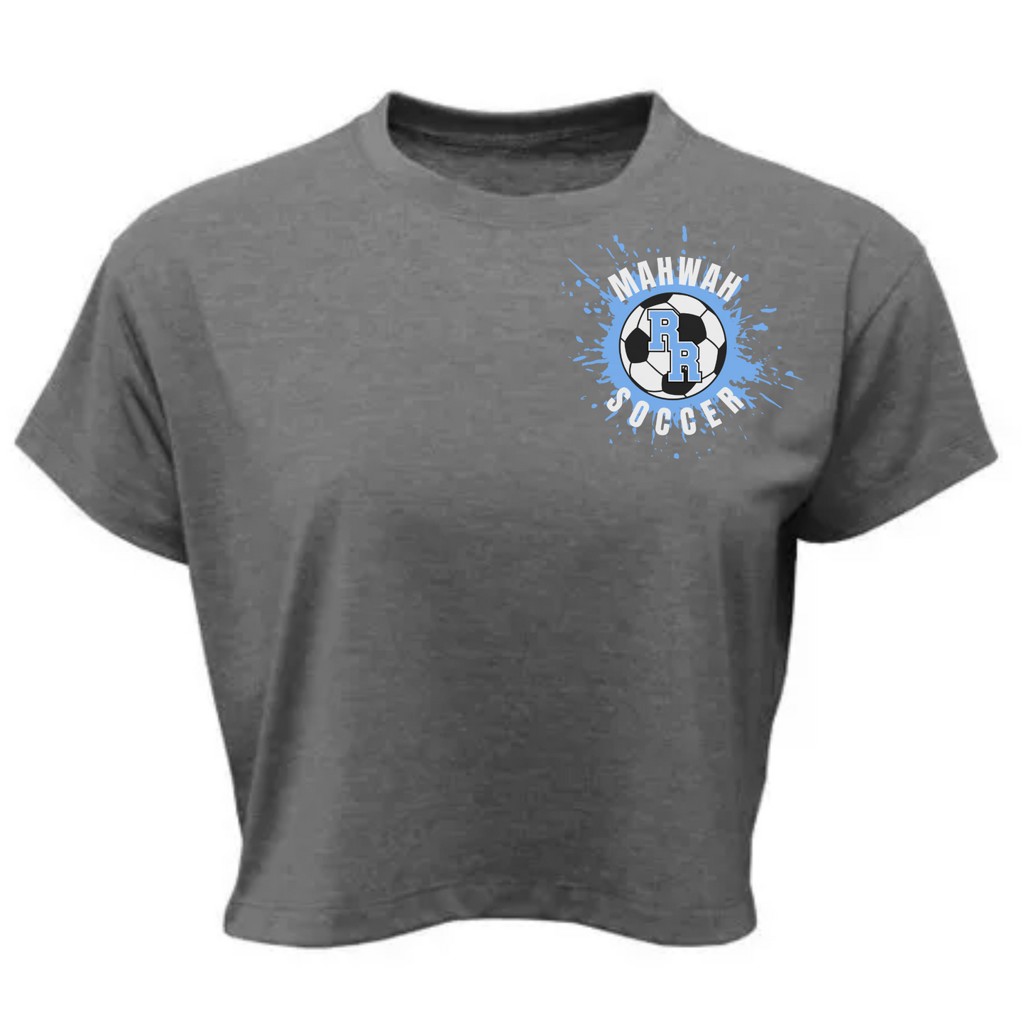 Splat Soccer Women's Crop T-shirt - Adult