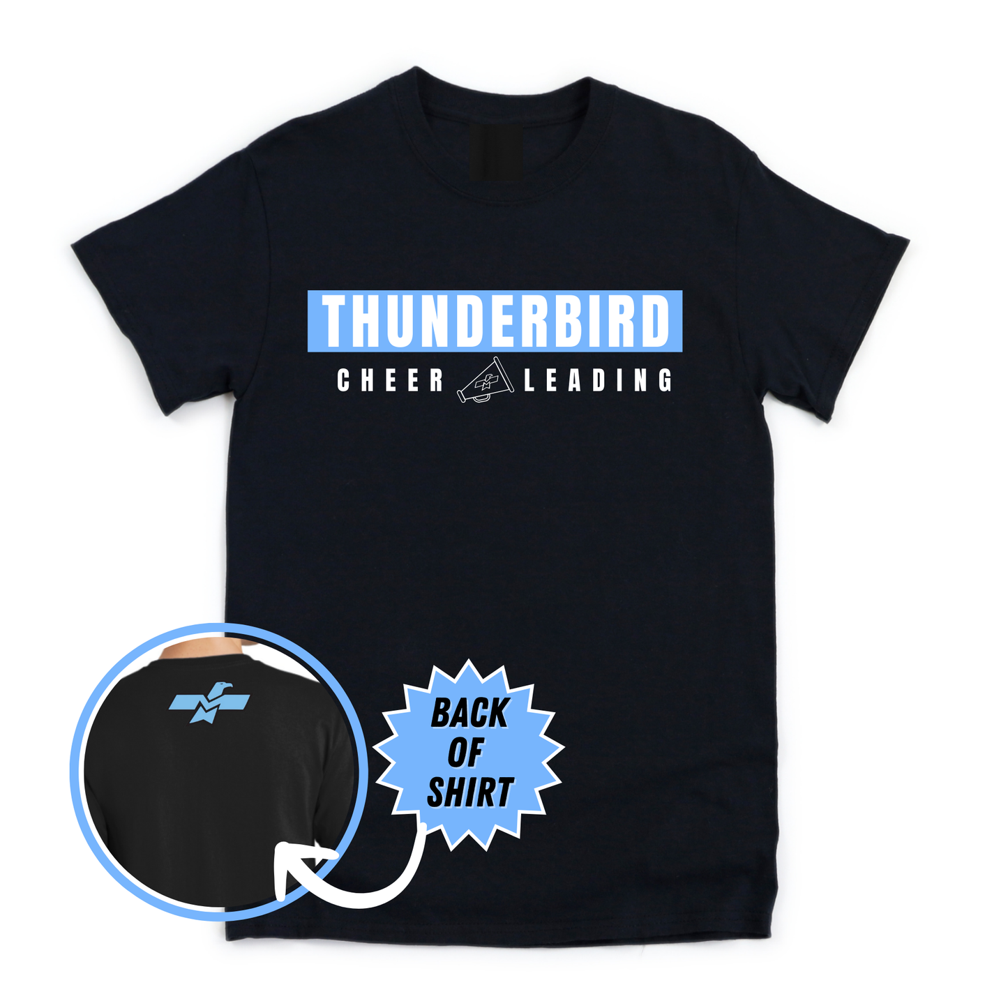 Cheer Thunderbirds Adult Tee