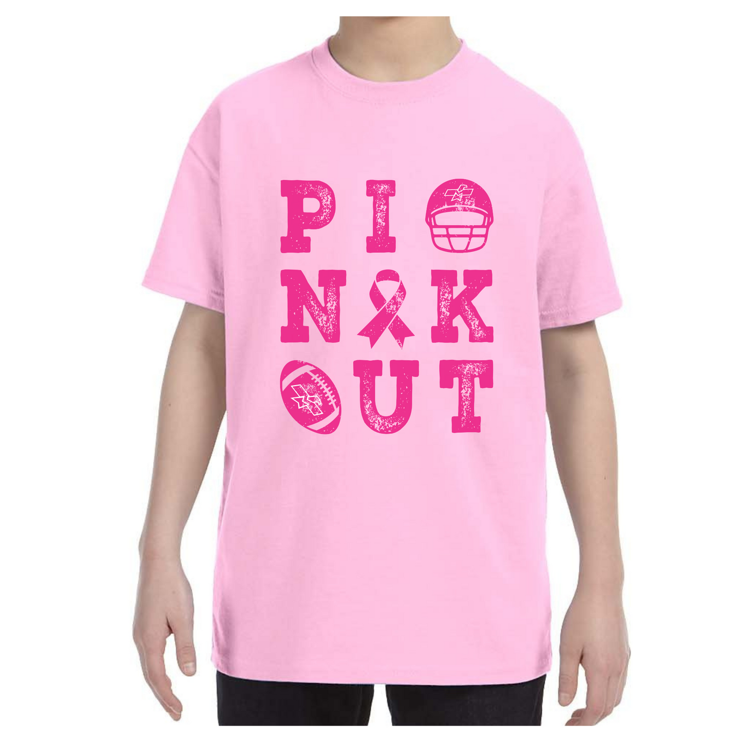 October Breast Cancer Awareness Pinkout Tee - Unisex Youth