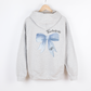 Watercolor Thunderbird Bow Full Zip Hooded Sweatshirt
