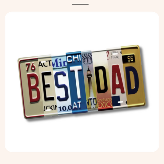 Best Dad Metal Sign